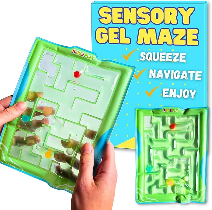 Gel Filled Sensory Maze - Best Squishy Fidget Toys - Sensory Toys for Kids with Autism | Cool Aut... | Amazon (US)