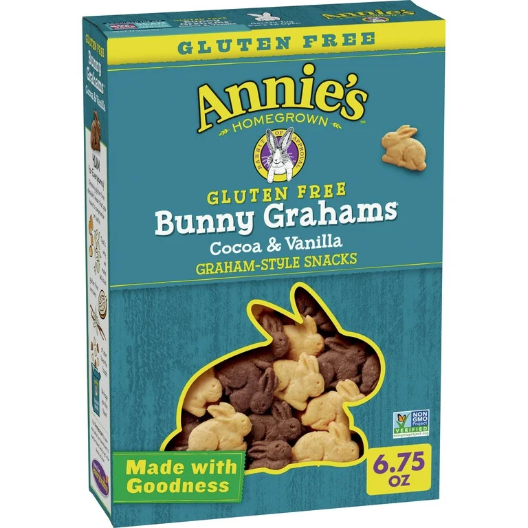 Annie's Gluten Free Cocoa and Vanilla Bunny Cookies, 6.75 oz | Walmart (US)