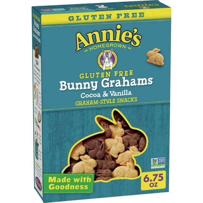 Annie's Gluten Free Cocoa and Vanilla Bunny Cookies, 6.75 oz | Walmart (US)