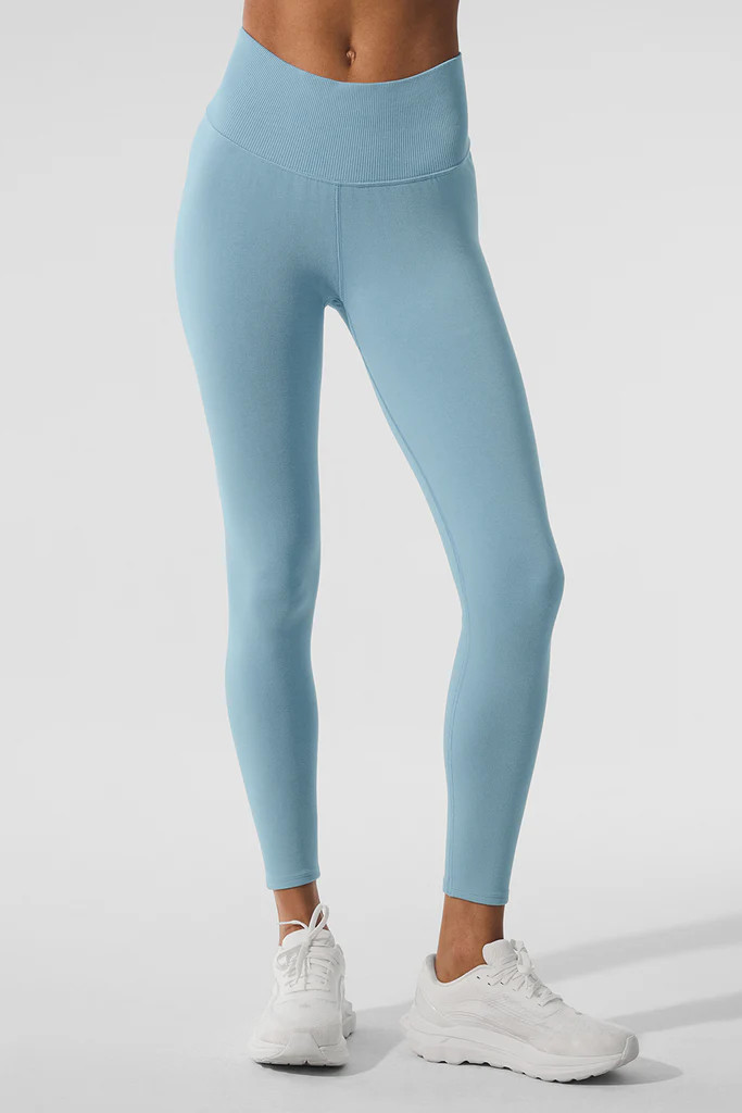 Seamless Winter Warm Plush High-Waist 7/8 Legging | Alo Yoga (US)