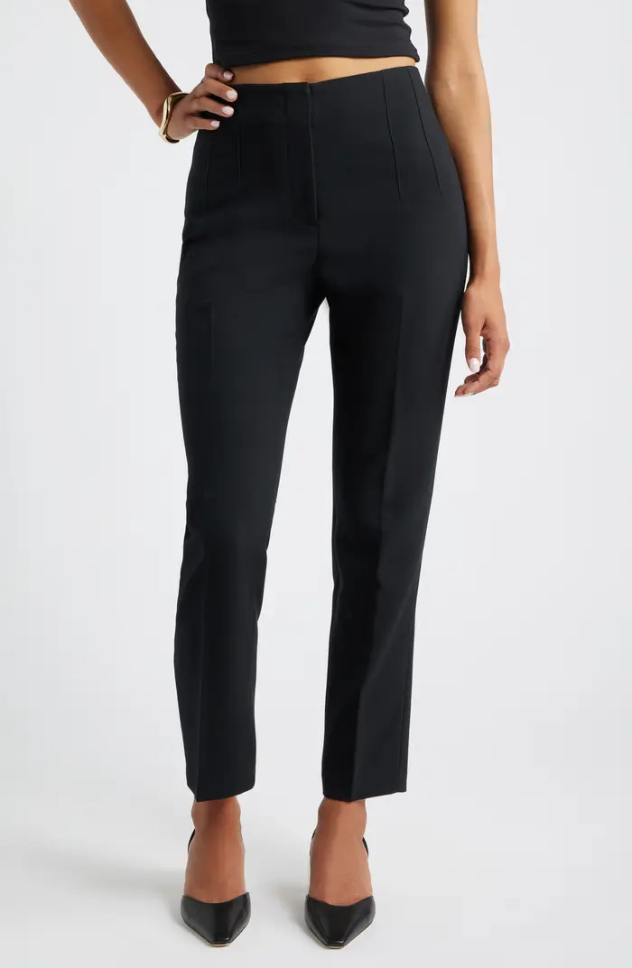 Icon High Waist Ankle Cigarette Pants | Nordstrom