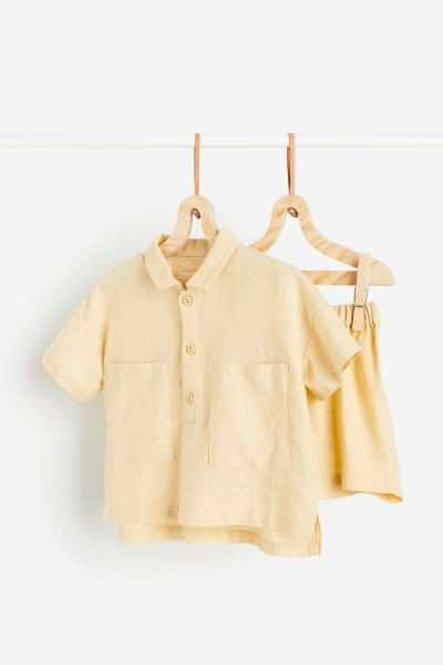 2-piece Linen-blend Set | H&M (US + CA)