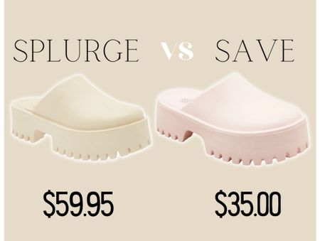 Splurge vs save! These shoes are going to be everywhere this summer! 

#LTKunder50 #LTKstyletip #LTKshoecrush