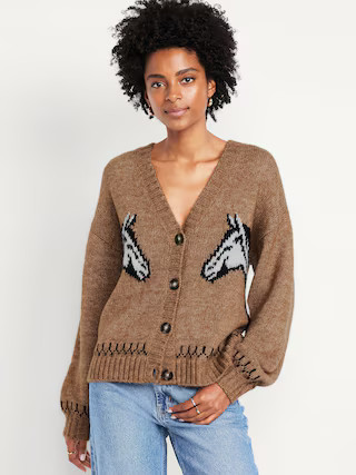 Wool-Blend Cardigan Sweater | Old Navy (US)