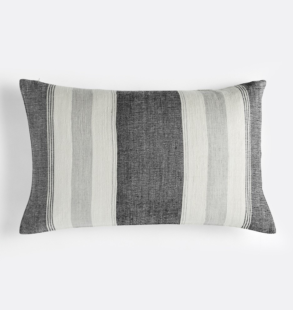 Silk Striped Pillow Cover | Rejuvenation