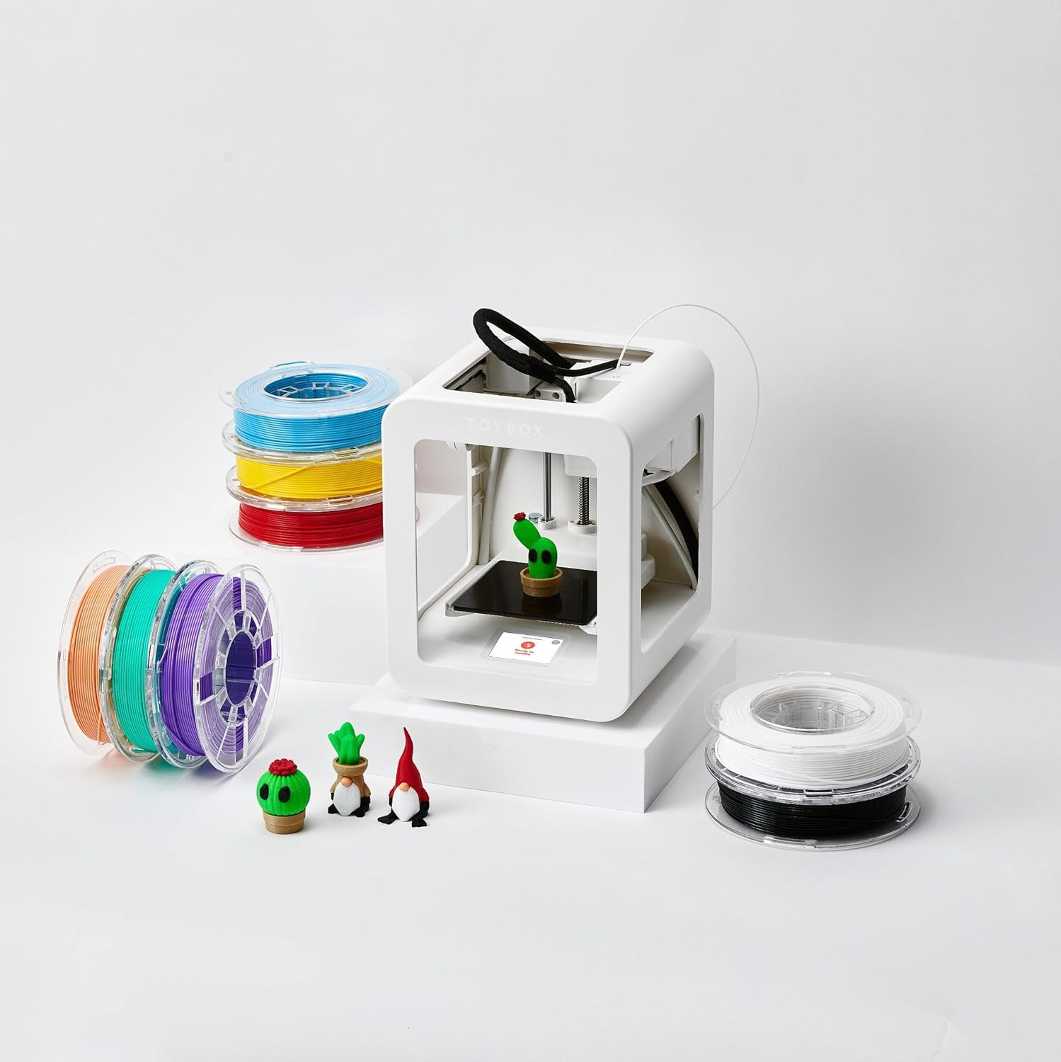 Toybox 3D Printer Bundle for Beginners and Kids Includes a Total of 8 Multi-Colored PLA Filament,... | Amazon (US)