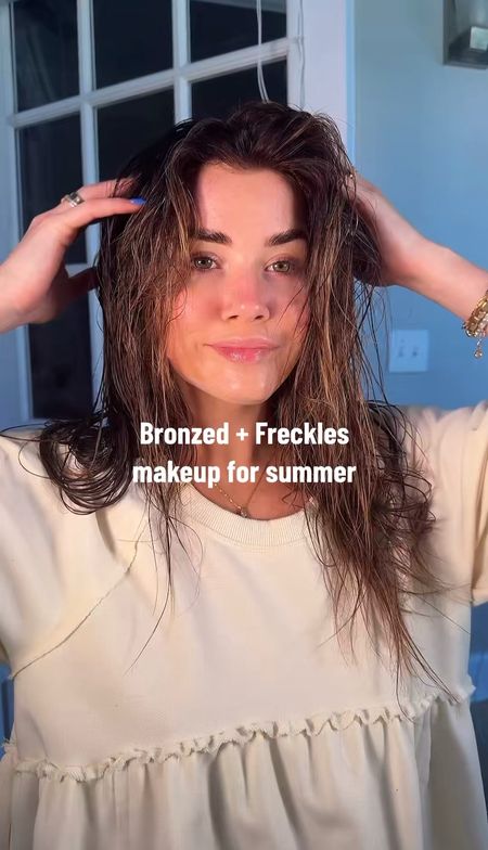Bronzey with freckles! 

#LTKfindsunder100 #LTKbeauty