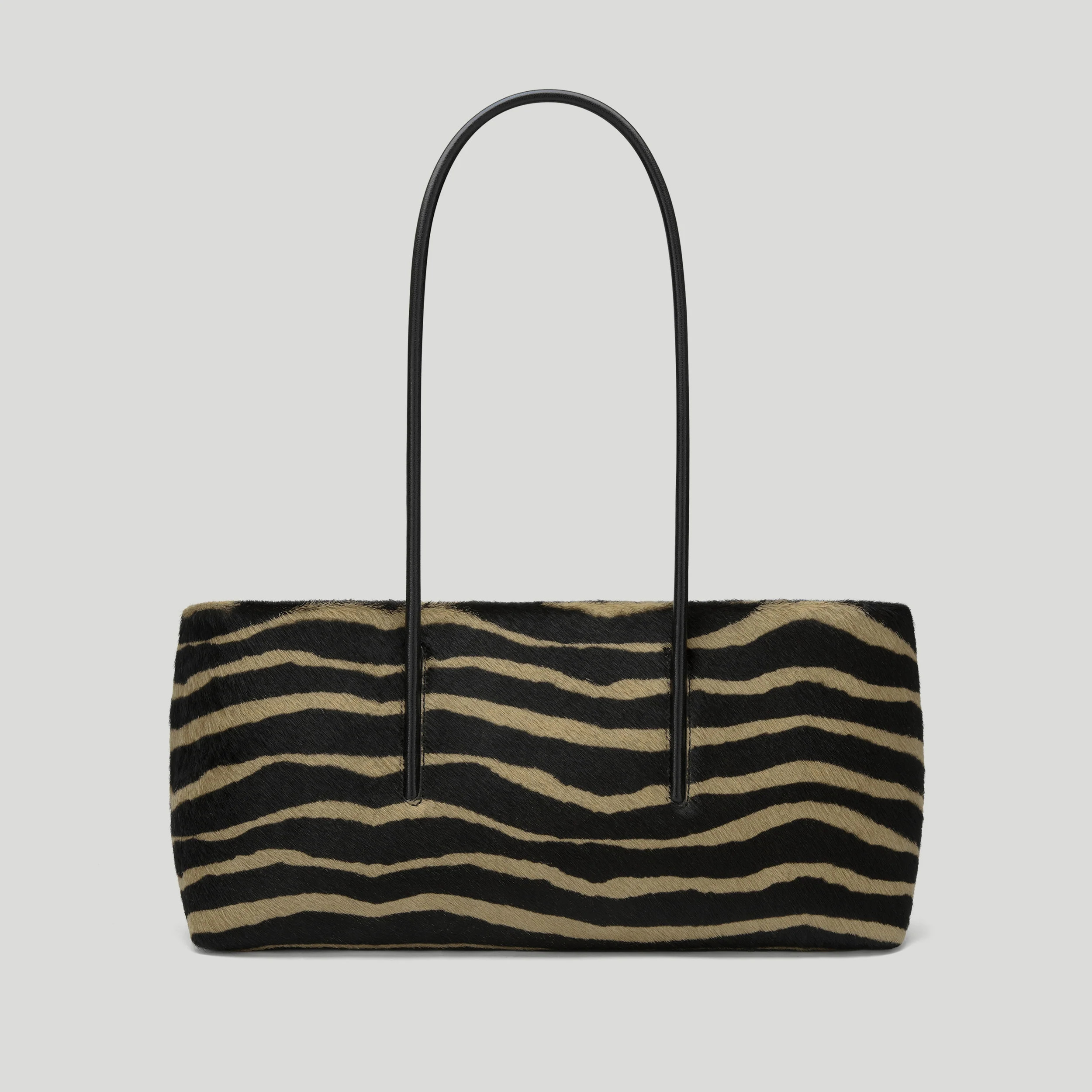 DeMellier The Stockholm Shoulder in Zebra-Effect Hair Calf Leather Shoulder bag | DeMellier