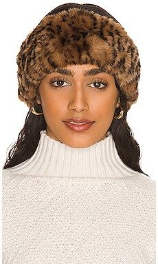 Apparis Elen Faux Fur Headband in Leopard from Revolve.com | Revolve Clothing (Global)