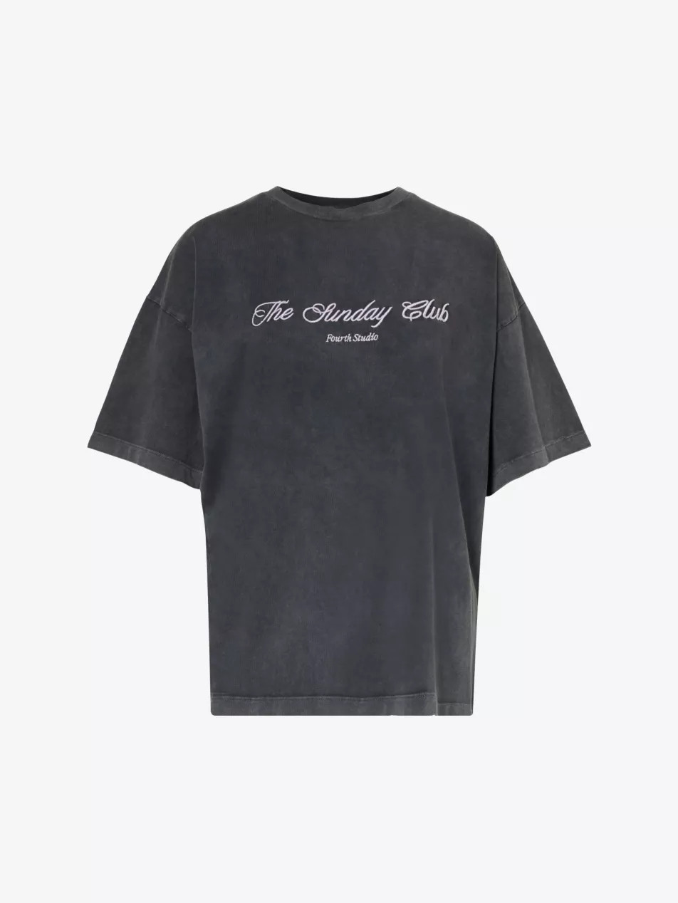 Maeve logo-print cotton-jersey T-shirt | Selfridges