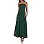 BTFBM Summer Maxi Dresses for Women 2026 Strapless Ruched Tube Top Beach Vacation Spring Wedding ... | Amazon (US)