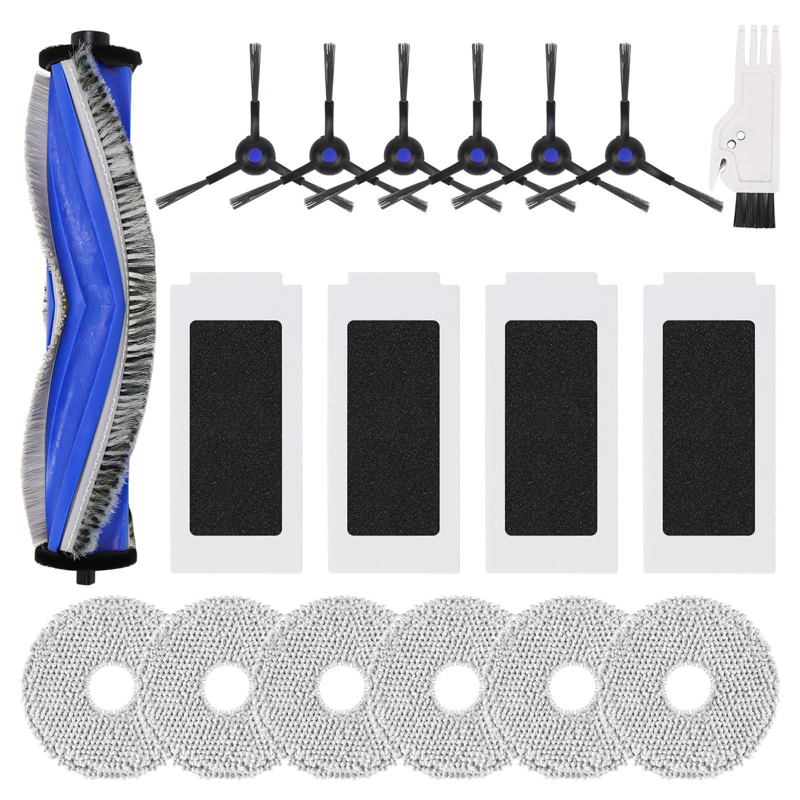 T30S Replacement Parts for ECOVACS DEEBOT T30S / T30S Ai Robot Vacuum, includes 1 Main Brushes, 6... | Amazon (US)