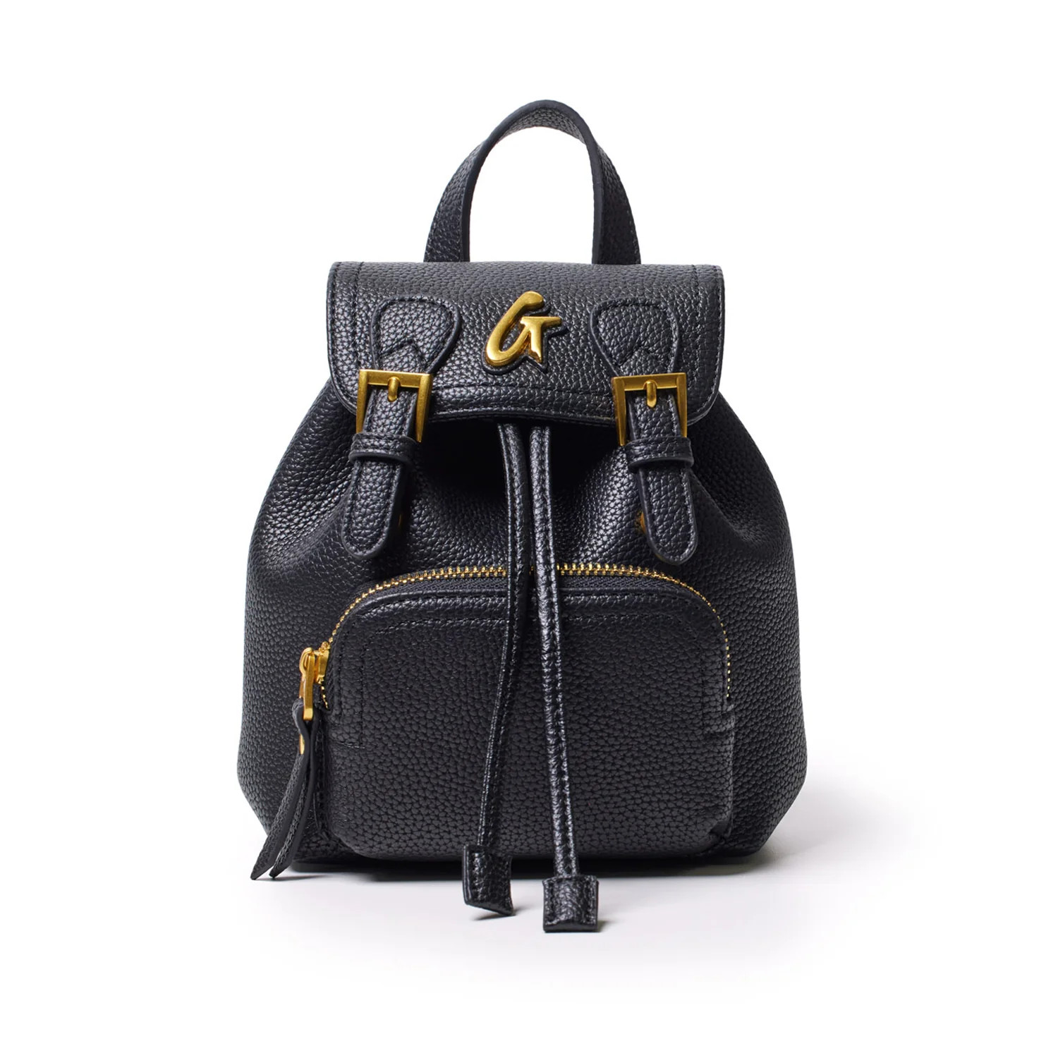 MINI PEBBLE CROSSBODY BACKPACK - BLACK | Glam-Aholic Lifestyle