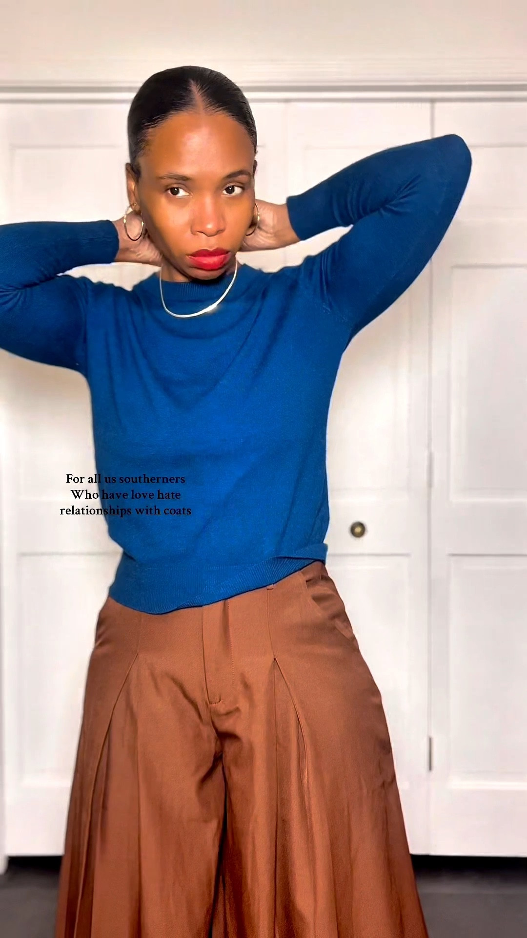 For all us southerners 
Who have a love hate relationships with coats #coatseason #winterfashion #ootd #grwm #minimalistfashion 

#LTKOver40 #LTKgrwm #LTKootd