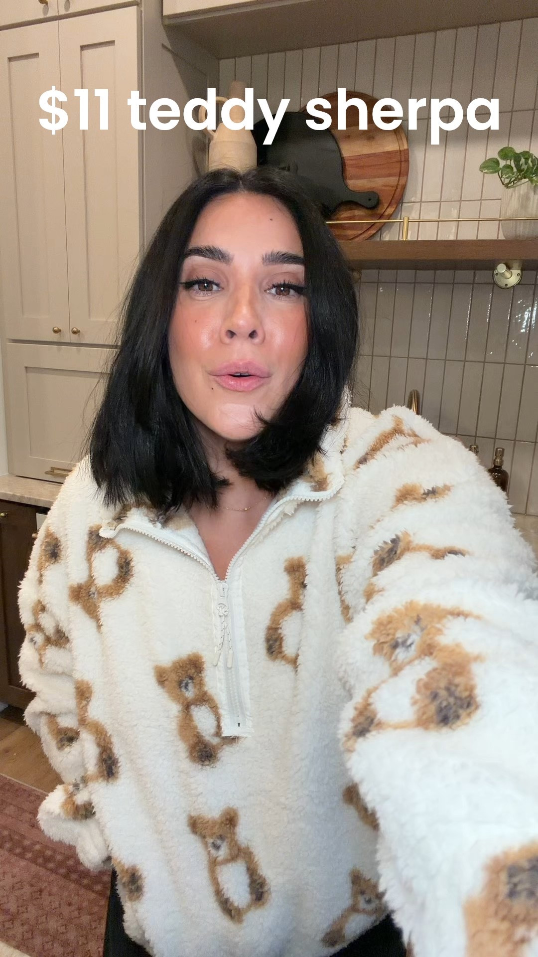 Teddy Sherpa size XL! It’s lightweight and so cozy. Comes in solid colors and other prints too. 

#LTKMidsize #LTKHoliday #LTKCyberWeek