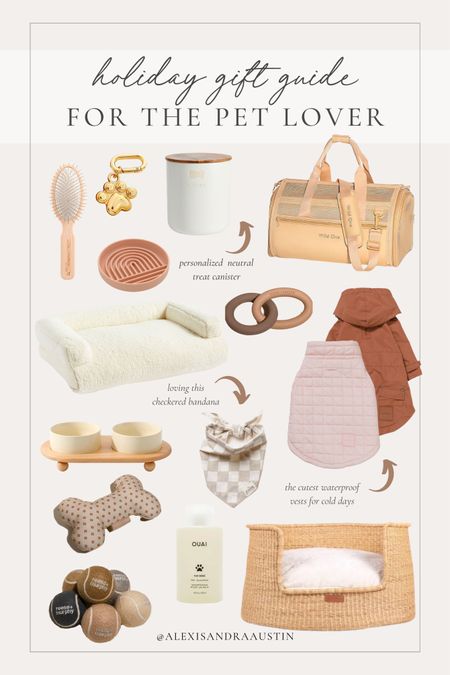 Holiday gift guide for the pet lover! Loving these neutral details that will blend into any space 

Holiday gift guide, Christmas guide, pet finds, for the dogs, neutral pet home, dog vest, marble dog bowl, wicker pet bed, pet carrier, bandana finds, neutral pet accessories, dog tag, neutral Christmas vibes, Wild One, Reese and Murphy, Amazon, Pottery Barn, shop the look!

#LTKSeasonal #LTKGiftGuide #LTKHoliday