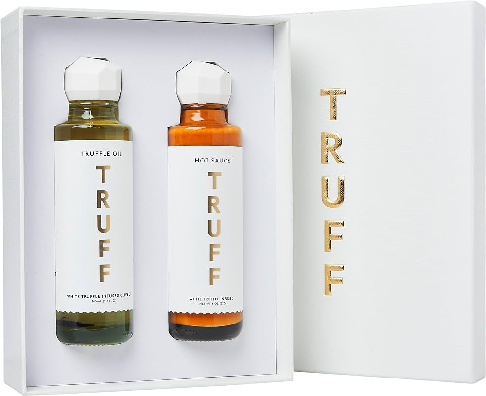 TRUFF White Truffle Gift Set, White Truffle Oil and Hot Sauce, Holiday 2-Pack | Amazon (US)