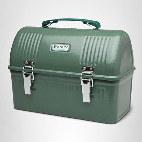 Stanley Classic Lunch Box 10 qt | Vintage Metal Lunchbox | Durable Meal Container with Handle and... | Amazon (US)