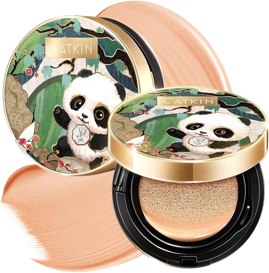 CATKIN Panda Land Foundation Full Coverage, Breathable Cushion Foundation with Nourishing and Lon... | Amazon (UK)