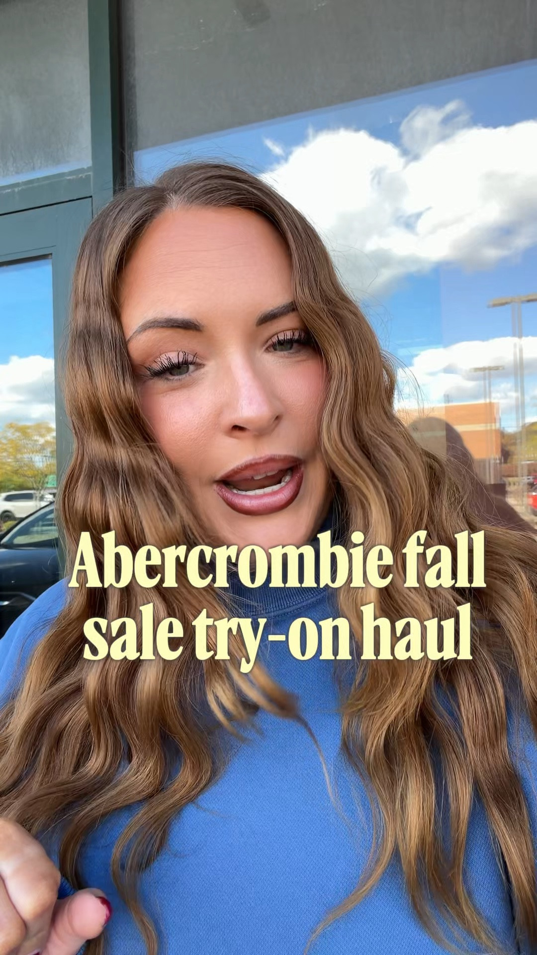 Fall outfits I’m loving lately 🤎🍂 Abercrombie seriously nailed it with these pieces!  Sharing all the details + fit of each look here so you can shop everything in one place.

Blue sweat set: xl
Burgundy sweater set: xl
Leather jacket: large
White cardigan:xl
Jeans: 34L
Black jacket & skirt: xl

Use code AFLTK for an additional 20% off almost everything in stores & online at checkout October 10–11, 2026 in the US/CA. Exclusions apply. See details online.

#ad @abercrombie #AbercrombiePartner