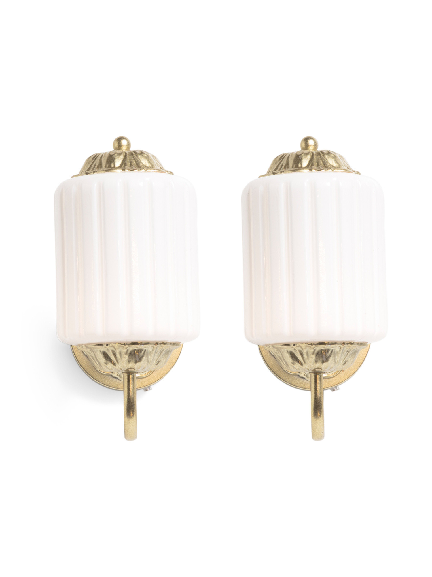 2pk 10.5x5.5x11 Vintage Glass Rechargeable Wall Sconces | Furniture & Lighting | Marshalls | Marshalls