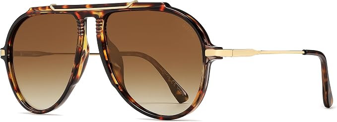 SOJOS Retro Oversized 70s Aviator Sunglasses Women Men SJ2693 | Trendy Vintage UV400 90s Square S... | Amazon (US)