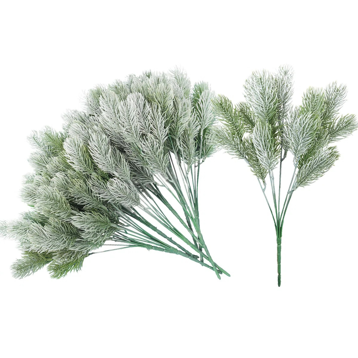 8PCS Tree Pine Branches Artificial Plant Decorations Fake Plastic Plants Greenery Soft Leaves UV ... | Wayfair North America