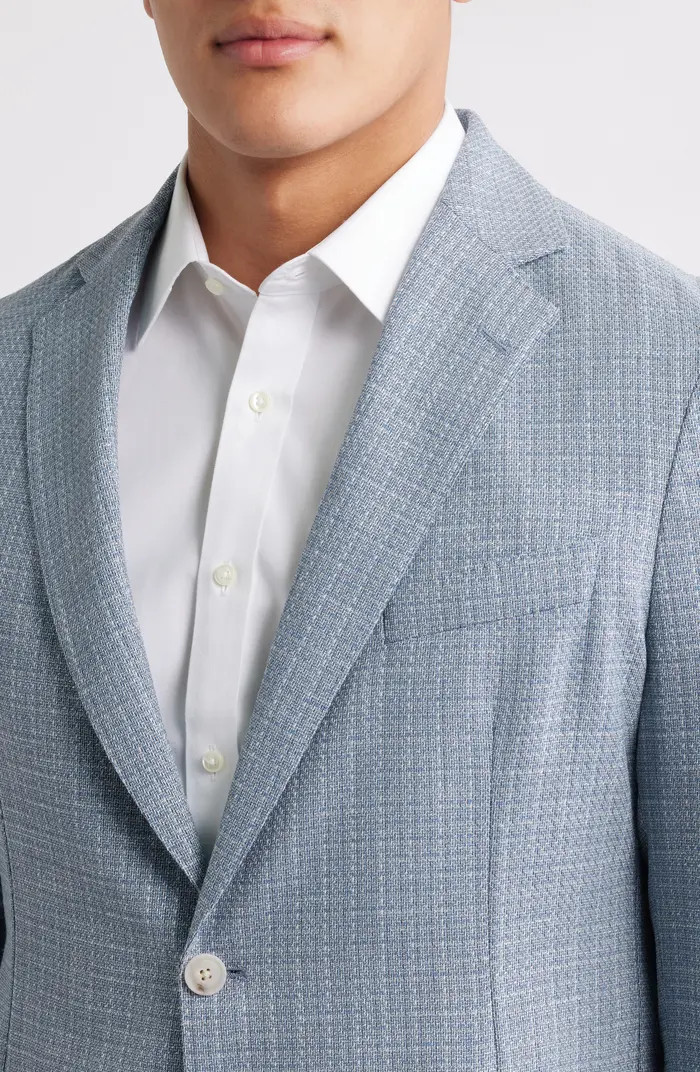 BOSS Hanry Slim Fit Textured Light Blue Sport Coat | Nordstromrack | Nordstrom Rack
