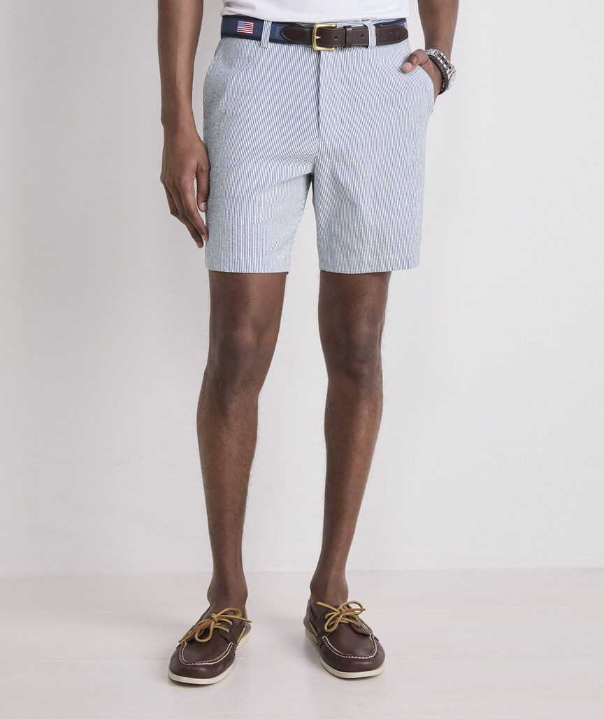 7 Inch Seersucker Breaker Shorts | vineyard vines