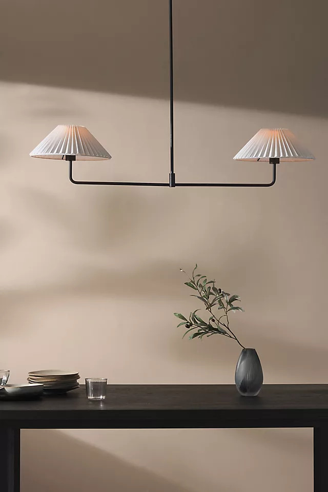 Harriet Pleated Chandelier | Anthropologie (US)