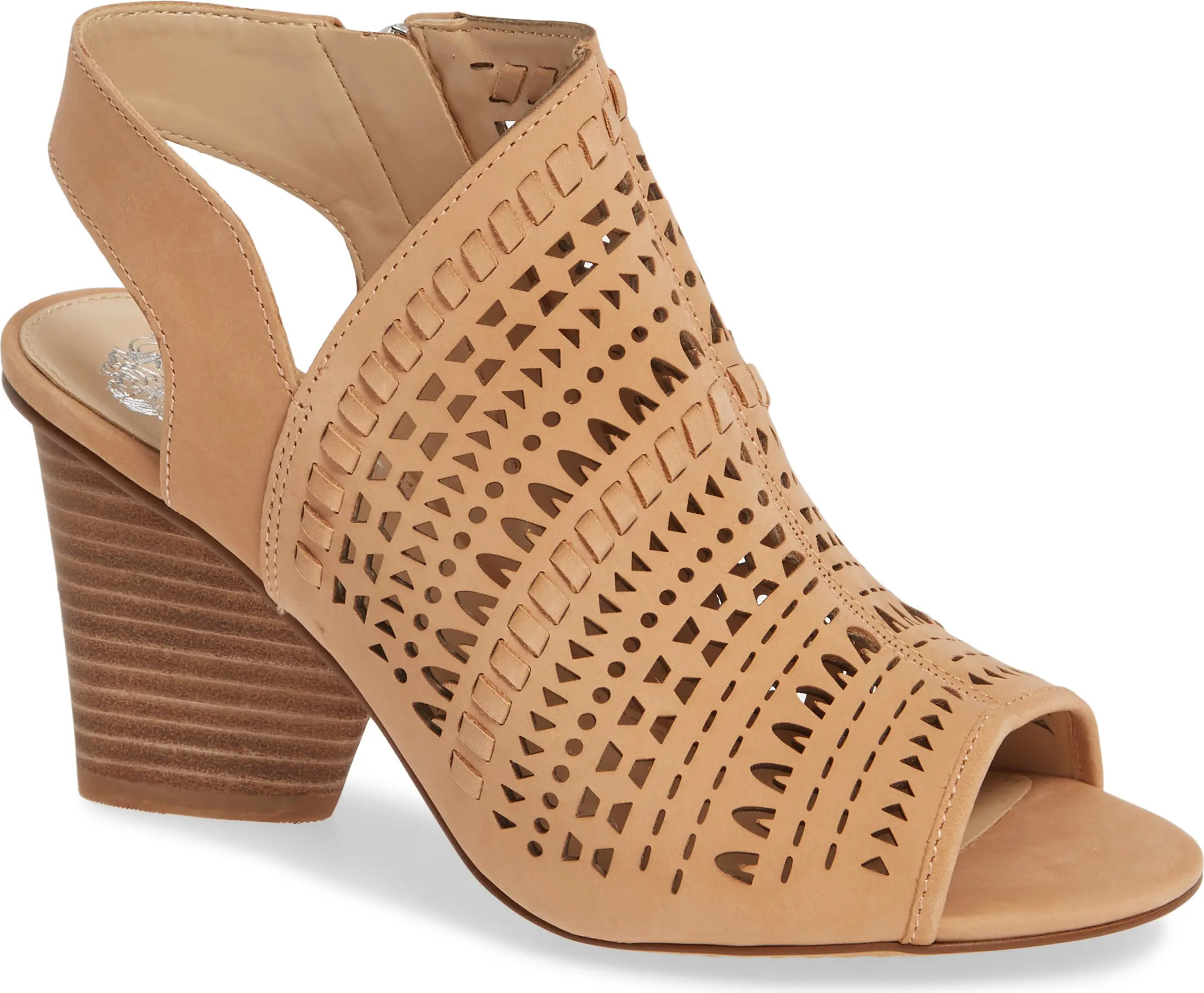 Vince Camuto Derechie Perforated Shield Sandal (Women) | Nordstrom