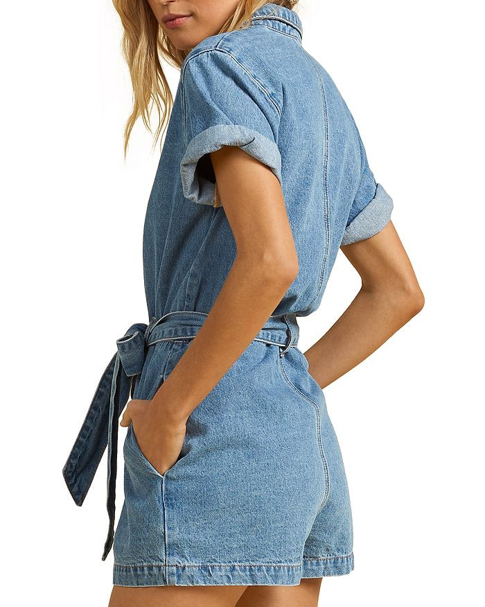 x The Salty Blonde Denim Romper | Bloomingdale's (US)