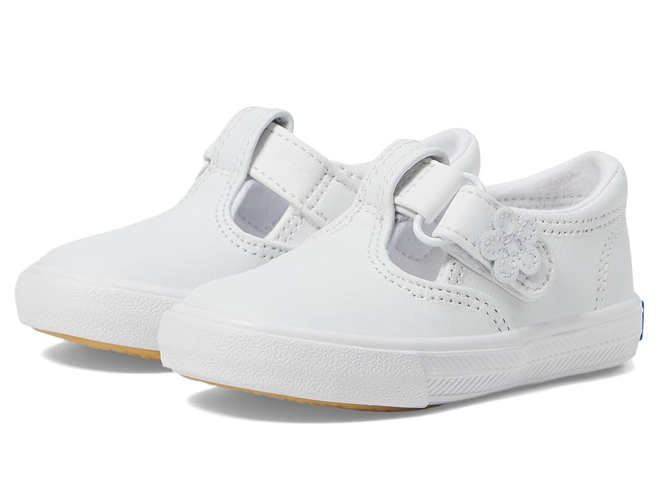 Keds Kids Daphne (Toddler/Little Kid) Girl's Shoes White : 11.5 Little Kid M, Leather/Rubber | Zappos