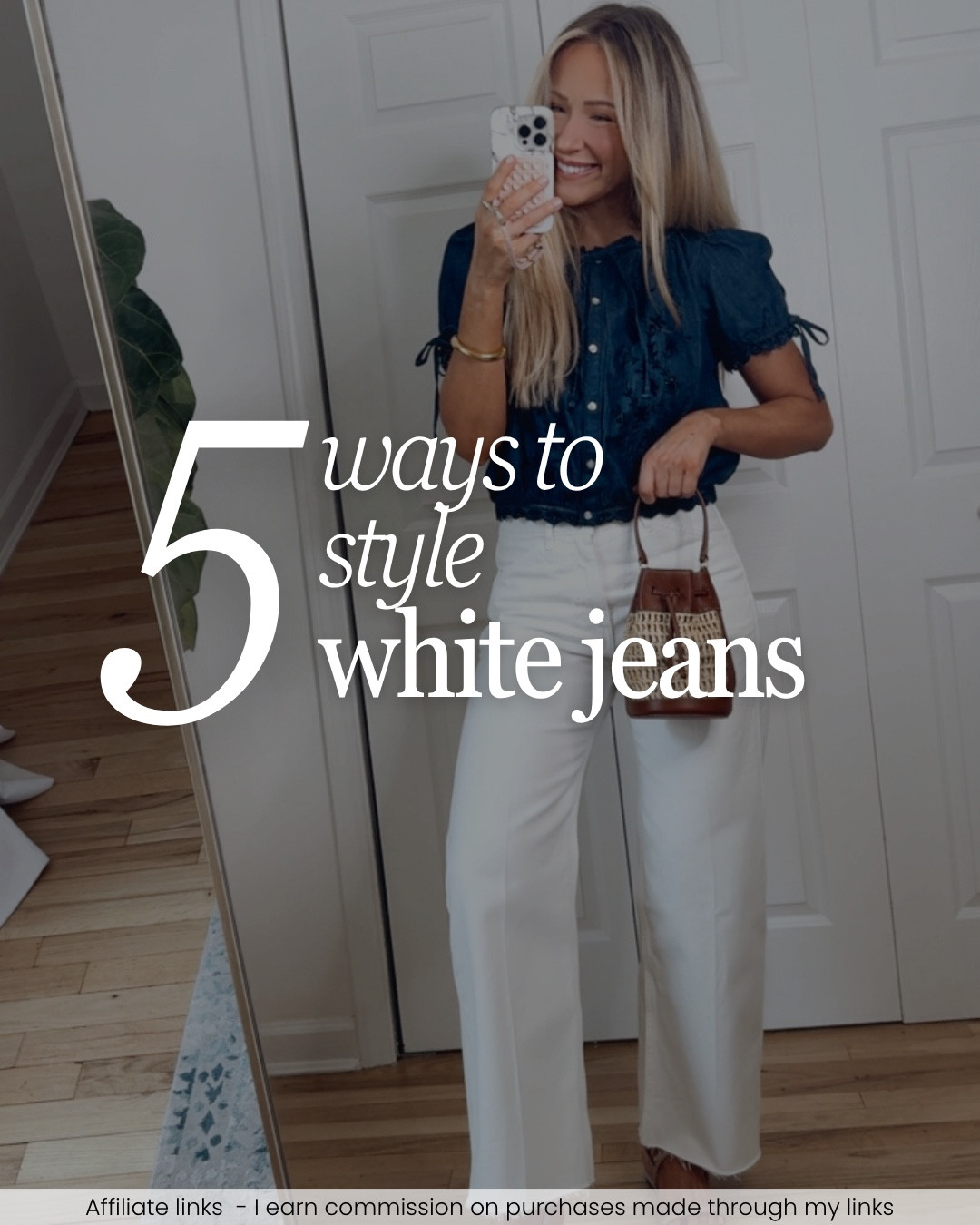 Affiliate links - I earn commission on purchases made through my links | white barrel jeans outfits 