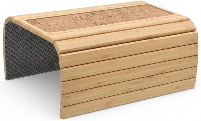 D&D Living® Sofa Tray - Flexible Couch Armrest Organizer with Anti-Slip Cork Pad | Sofa Tray wit... | Amazon (US)