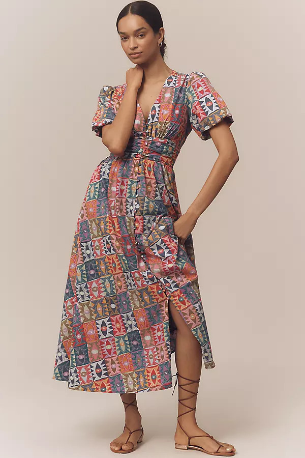 The Katerina Button-Front Dress: Nancy McKie Edition | Anthropologie (US)