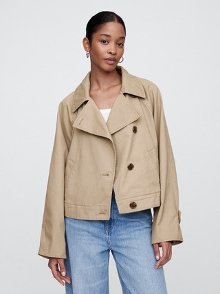 Cropped Trench | Gap Factory