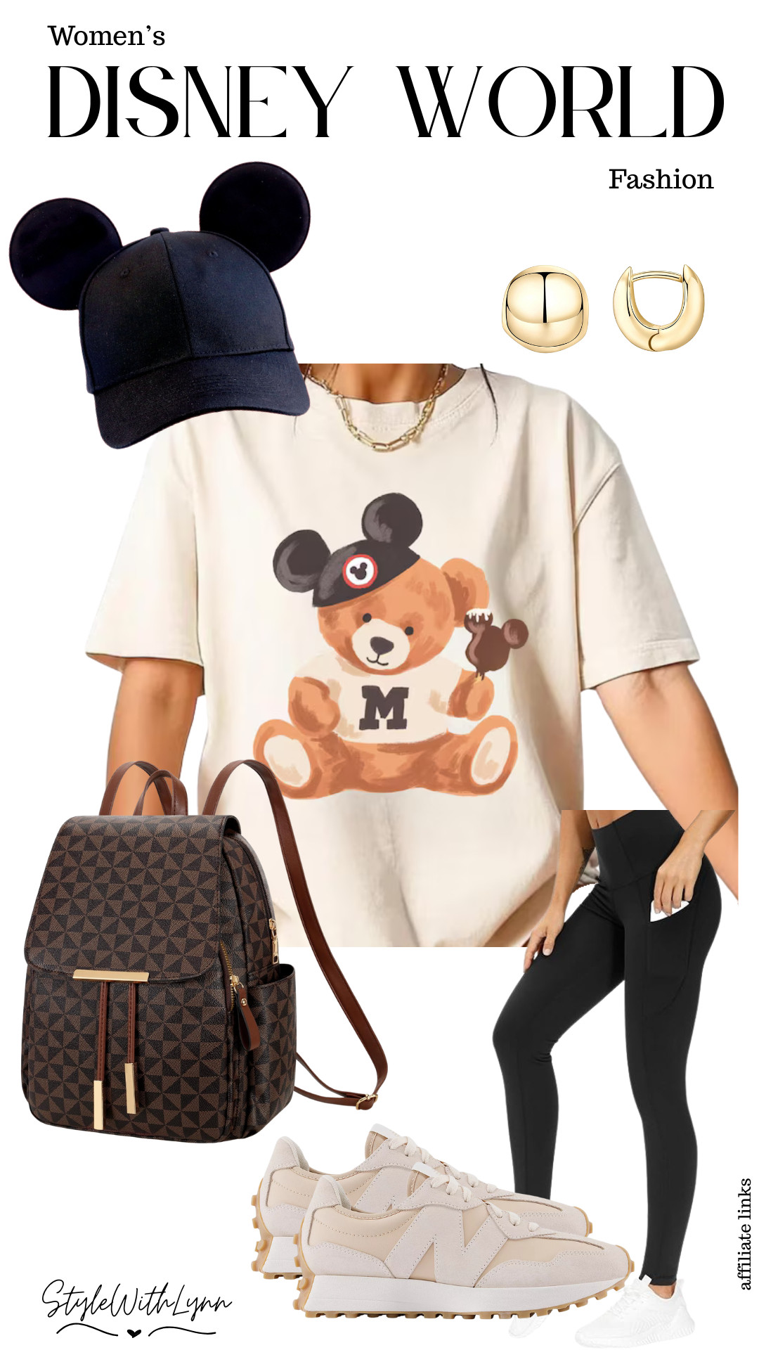 Ready to take on Disney World in style and comfort? This outfit blends playful charm with park-day practicality. From the adorable teddy bear tee to the Mickey ear cap and comfy New Balance sneakers. Perfect for strolling through Magic Kingdom or snapping pics in front of Cinderella’s Castle. Shop the full look below and make your Disney day effortlessly chic!

Note: this tee comes in a sweatshirt as well, linked below!


Disney World outfit, Disney park outfit, Disney fashion, Mickey Mouse ears, Disney travel style, theme park outfit, Disney outfit ideas, Disney World packing, Disney trip outfit, cute Disney outfit, Disney vacation look, Disney World style, Disney inspired outfit, Disney aesthetic, Disney casual wear, Disney park fashion, Disney World essentials, Disney outfit for women, Disney World clothes, Disney travel outfit 

 #LTKootd #LTKmomlife #LTKTravel