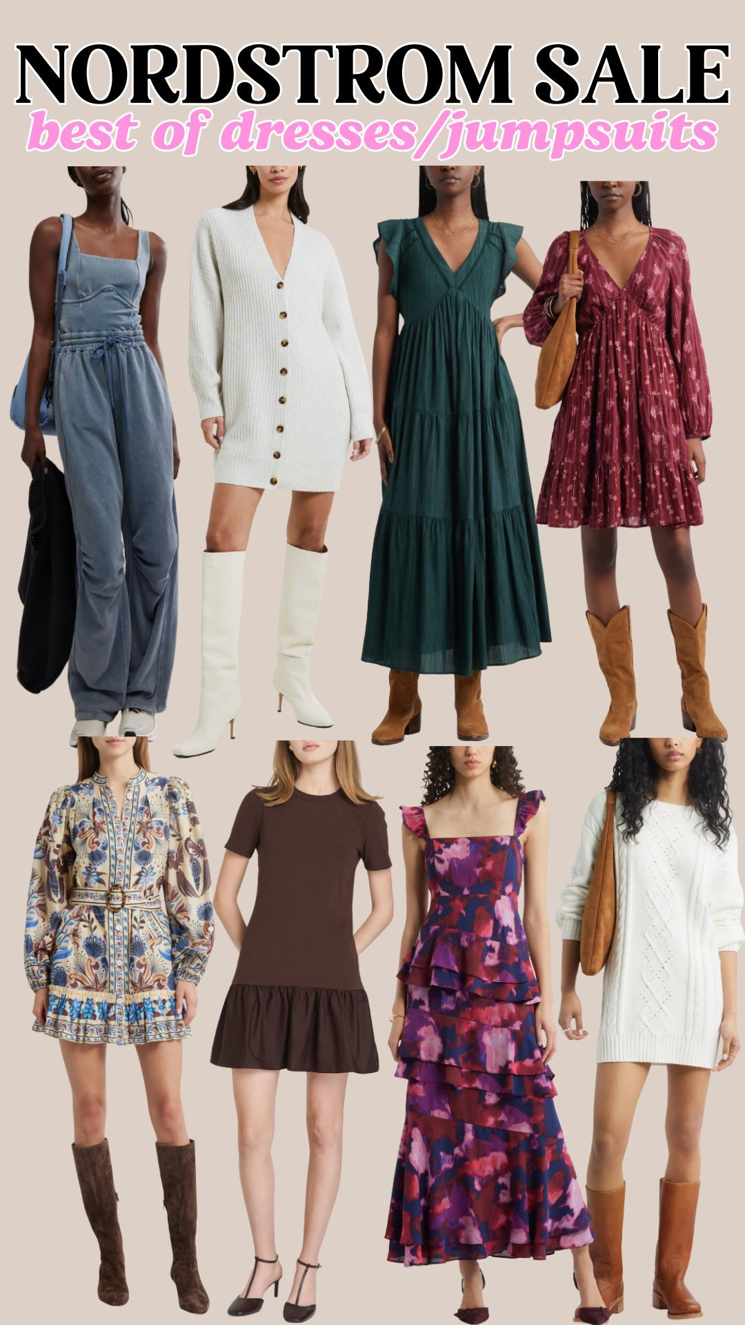 Nordstrom sale - best of dresses/jumpsuits

#LTKSaleAlert #LTKFindsUnder100 #LTKFindsUnder50