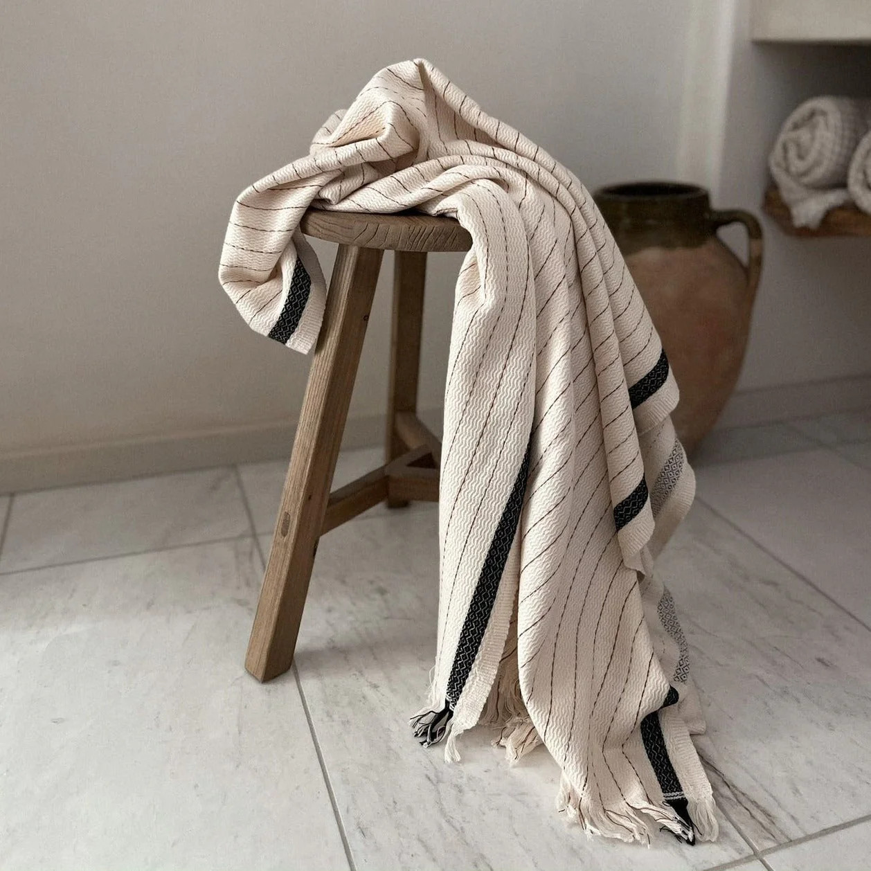 Silvia 100% Cotton Turkish Towel | The Loomia