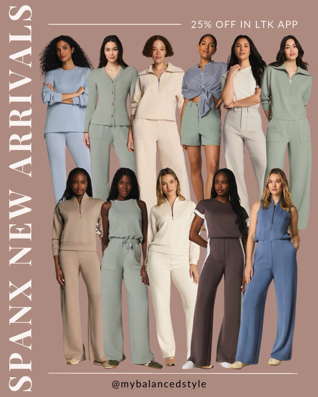 Spanx ltk sale 25% off

Seamless shapewear bodysuit
Tummy control shaping shorts
Sculpting high waist leggings
Smoothing shaping tank top
Ribbed lounge set outfit
Soft modal loungewear set
Relaxed knit lounge outfit
Buttery soft lounge pants
Cozy oversized sweatshirt set
Everyday comfy lounge set

#LTKootd #LTKSaleAlert #LTKActive