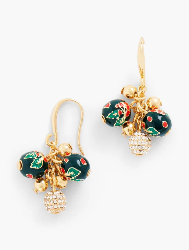 Holiday Cluster Drop Earrings | Talbots