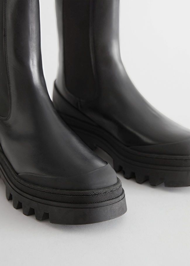 Chunky Chelsea Leather Boots | & Other Stories (EU + UK)