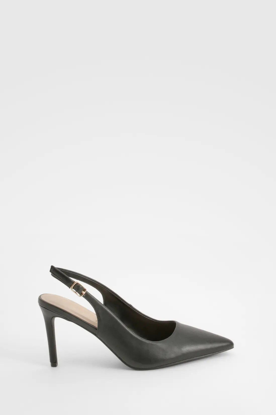 Mid Height Slingback Court Shoes | Boohoo.com (UK & IE)