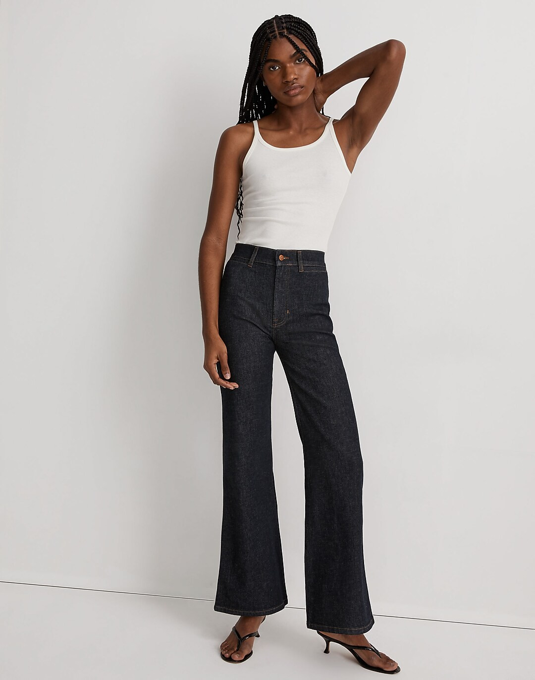 11" High-Rise Flare Jeans in Durland Wash | Madewell