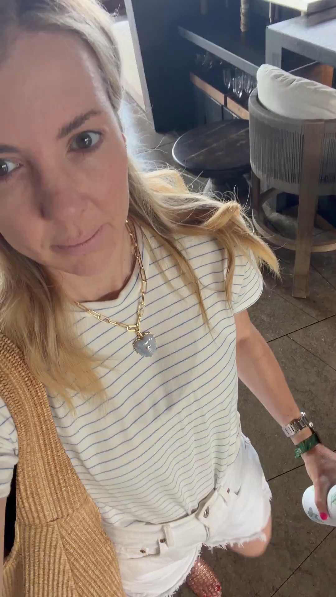 I love making a simple t a total fit with a good necklace. Thatch has become one of my new favorites!!

#LTKdayinmylife #LTKootd #LTKOver40
