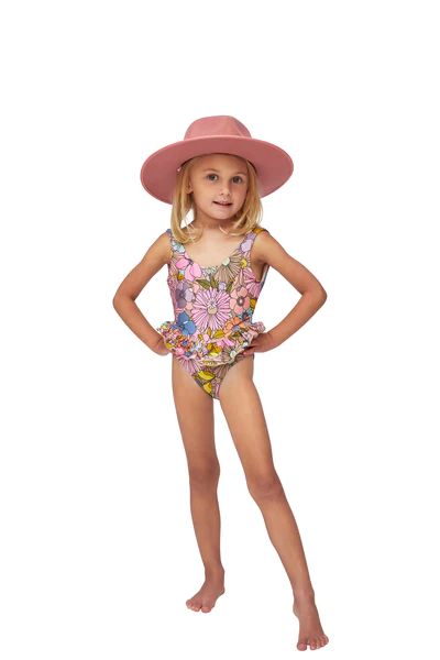 Cella Jane X Beach Riot Little Willow One Piece Taupe Floral | Beach Riot