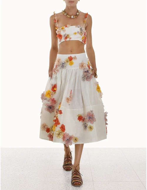Postcard Midi Skirt | ZIMMERMANN (APAC)