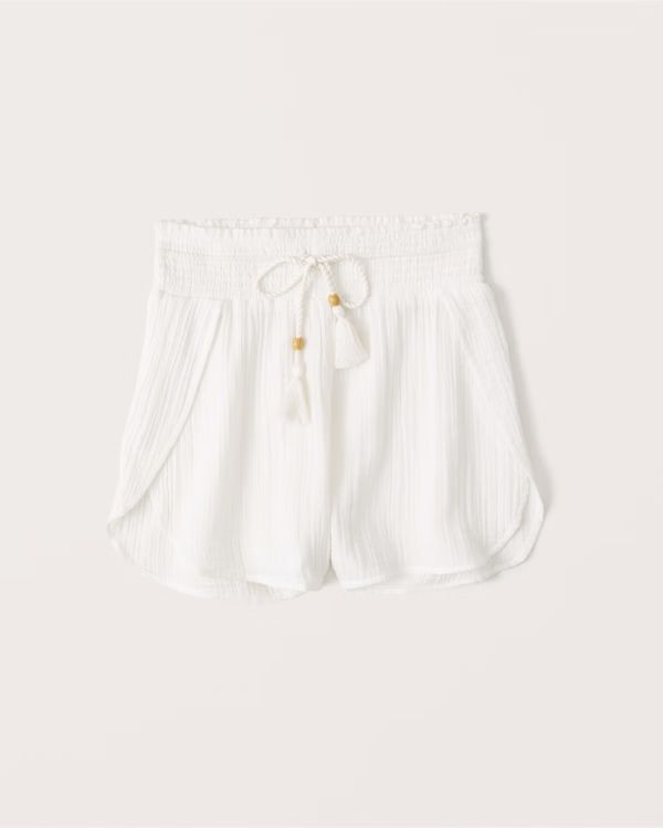 Gauzy Beach Short Coverup | Abercrombie & Fitch (US)