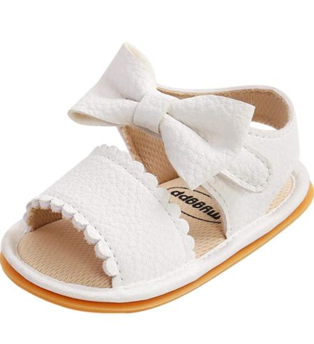 White sandals for baby girl 

#LTKbaby #LTKfindsunder50 #LTKshoecrush